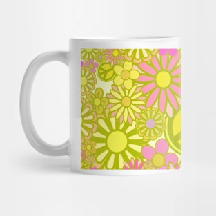 Yellow flower power Mug